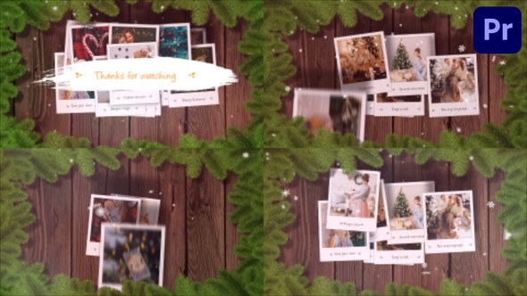 Christmas Slideshow for Premiere Pro Premiere Pro template preview