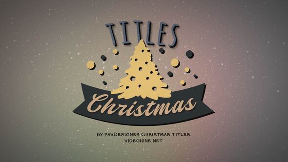 Videohive Merry Christmas Titles 48674217 Titles template preview