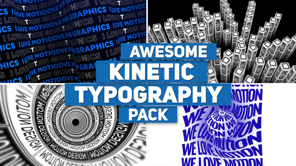 Videohive Kinetic Typography V2 55435009 Elements template preview