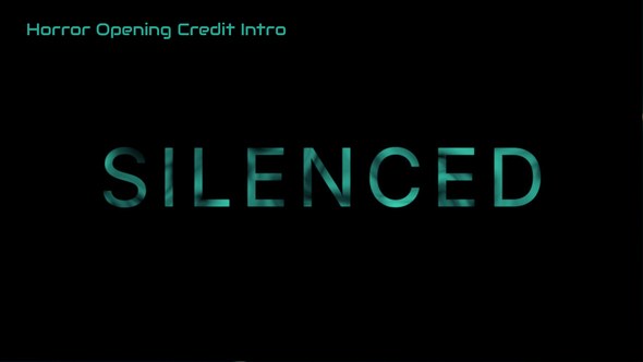 Videohive Horror Opening Credit Intro Openers template preview
