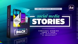 Instagram Stories Video Displays template preview