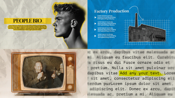 Videohive Documentary Titles 2 - Vox Style Titles template preview