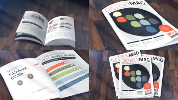 Magazine Mock-Up KIT Video Displays template preview