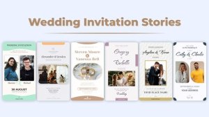 Videohive Wedding Invitation Stories Video Displays template preview