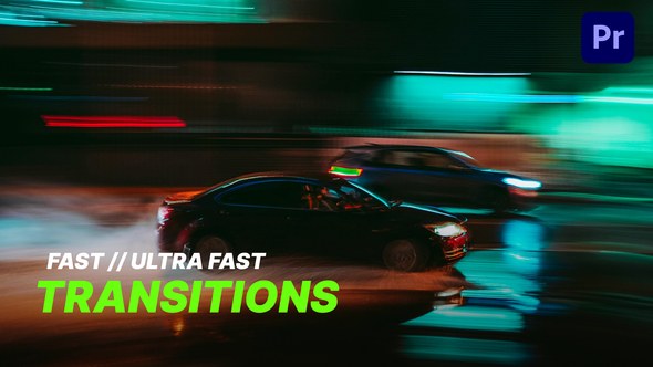 Fast Transitions for Premiere Pro Premiere Pro template preview