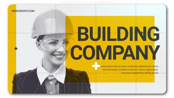 Videohive Modern Building Company Openers template preview