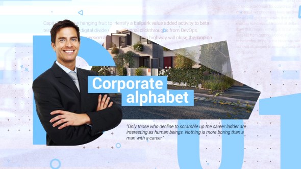 Videohive Corporate Alphabet Slideshow Openers template preview