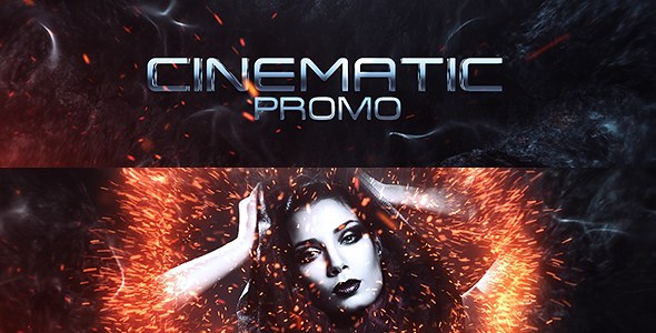 Cinematic Promo Video Displays template preview