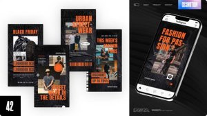 Videohive Turbo Hypebeast Instagram Stories Video Displays template preview