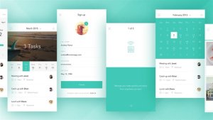 Clean App Promo Video Displays template preview
