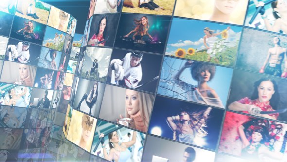 MultiScreen Studio V3 Video Displays template preview