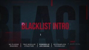 Videohive Blacklist Intro/Slideshow Openers template preview