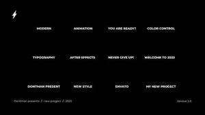 Videohive Modern Text Titles 2.0 | AE Titles template preview