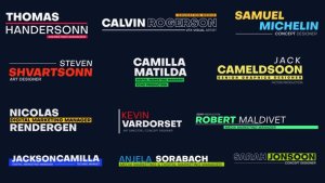 Videohive LowerThirds 6 Titles template preview