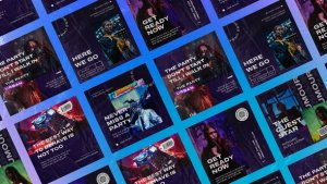 Videohive Mysterious Instagram Posts Product Promo template preview