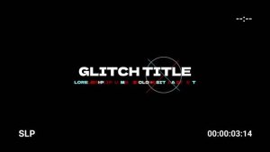 Videohive Glitch Titles | AE Titles template preview
