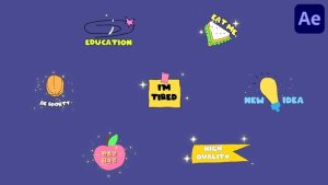 Videohive School Titles for After Effects 54199271 Titles template preview