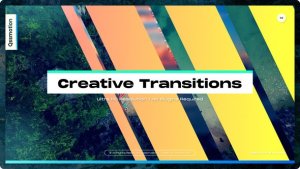 Videohive Creative Transitions Elements template preview