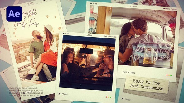Videohive Realistic Photo Slideshow | Memories Slideshow Video Displays template preview