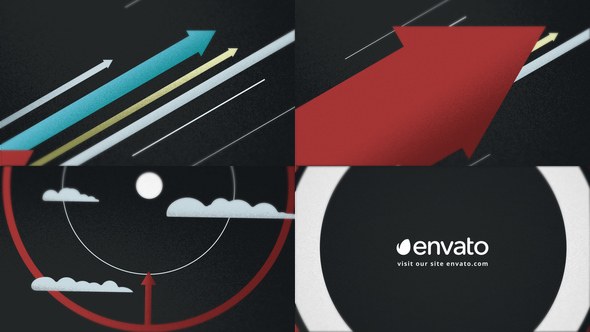 Videohive Arrows To The Sky Logo Stings template preview