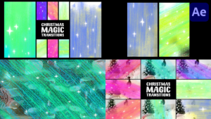 Videohive Christmas Magic Seamless Transitions for After Effects Elements template preview