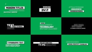 Videohive Animation Text  AE Titles template preview