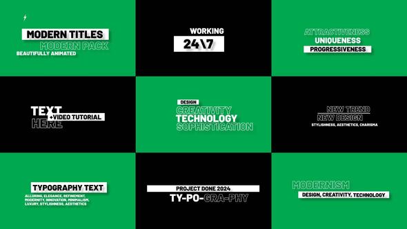 Videohive Animation Text  AE Titles template preview