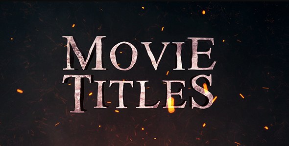 Videohive Movie Titles 21226201 Titles template preview