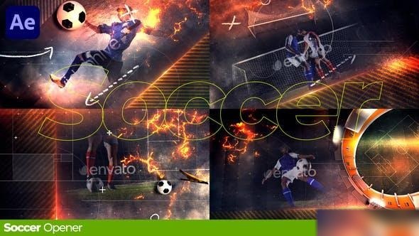 Videohive Soccer Opener 45764873 Openers template preview