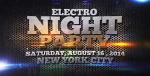 Electro Night Party - After Effects Project (Videohive) Video Displays template preview