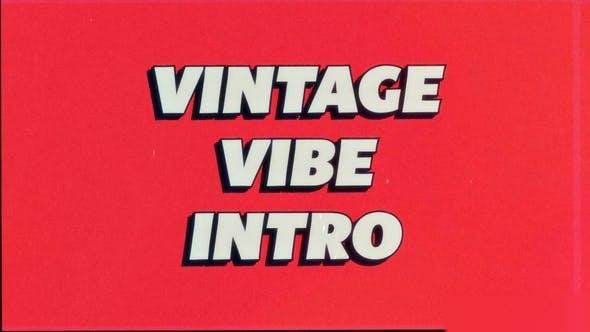 Videohive Vintage Vibe Intro Openers template preview
