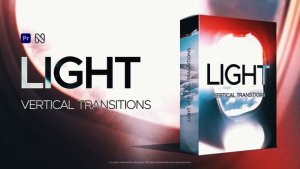 Vertical Light Transitions TikTok, Reels, Shorts, Stories for Premiere Pro Premiere Pro template preview