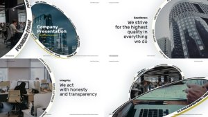 Videohive Company Presentation - Corporate Presentation Video Displays template preview