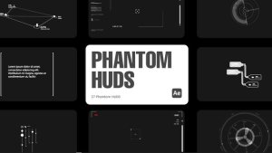 Videohive Phantom HUD for After Effects Elements template preview