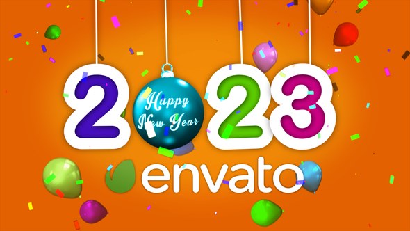 Happy New Year Celebrations Video Displays template preview