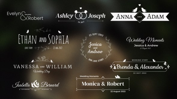 Videohive Wedding/Romantic Titles 2 Titles template preview