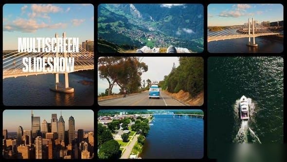 Videohive Multiscreen Slideshow | Split Screen Gallery Openers template preview
