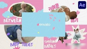 Videohive Baby Slides for After Effects Openers template preview