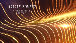 Videohive Golden Strings Logo Logo Stings template preview