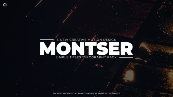 Videohive Simple Titles 53297167 Titles template preview