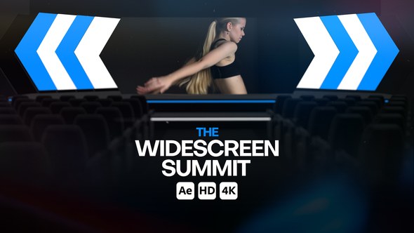 Videohive Wide Screen Summit for After Effects Video Displays template preview