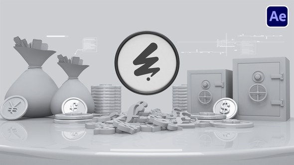 Videohive Money Logo Reveal 55640197 Logo Stings template preview