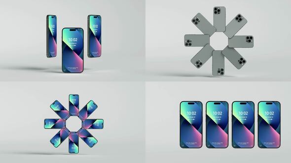 Videohive Phone Mockups 58037001 Product Promo template preview