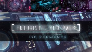 HUD Infographic Video Displays template preview