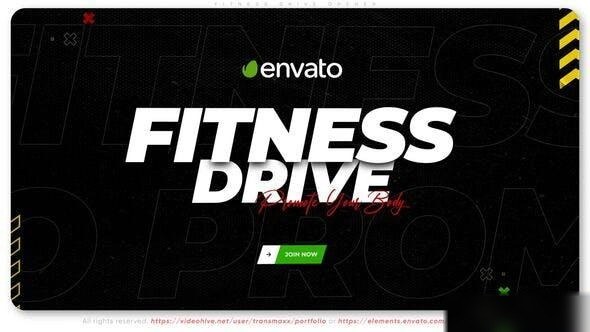 Videohive Fitness Drive Opener Openers template preview