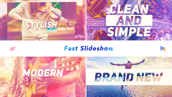 Videohive Fast Slideshow 20184605 Video Displays template preview