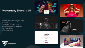 Videohive Typography - Fashion Promo Slides V.15 Product Promo template preview