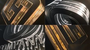 VIDEOHIVE 3D Gold & Silver Logo 37129169 Logo Stings template preview