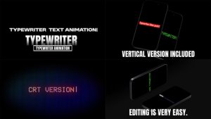 Videohive Typewriter animation Pack Titles template preview