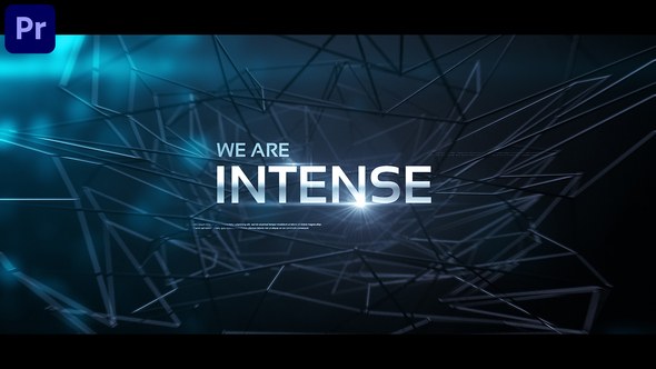 Intense Titles for Premiere Pro Premiere Pro template preview